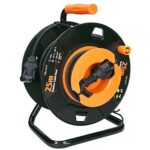 Solight venkovní prodlužovací přívod na bubnu, 25m. gumový kabel, IP44