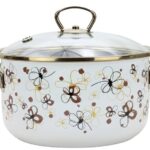 BELIS PREMIUM KRÉMOVÝ Hrnec 2,2 l + poklice d18 smalt