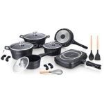 Royalty Sada nádobí 18dílná, černá