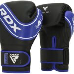 RDX Dětské boxerské rukavice 4B Robo, modro-černé, 6 oz