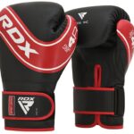 RDX Dětské boxerské rukavice 4B Robo, červeno-černé, 4 oz