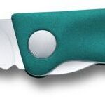 Victorinox Skládací svačinový nůž Swiss Classic, vlnkované ostří zelený