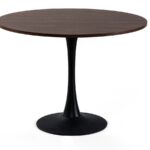 Jídelní stůl TALUIR 100 cm, hnědá