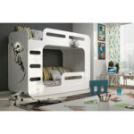 Patrová dětská postel MAX 2 bílá