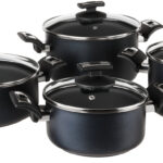 KOLIMAX COMFORT BLACK Sada nádobí 8 ks