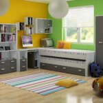 Dětský pokoj NELLORE I, craft bílý/grafit