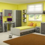 Dětský pokoj NELLORE II, craft bílý/grafit