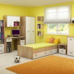 Dětský pokoj NELLORE II, dub sonoma/bílá