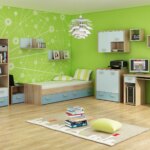 Dětský pokoj NELLORE III, dub sonoma/světle modrá/modrá