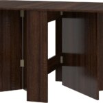 Skládací jídelní stůl BASHA 2, dub sonoma tmavý