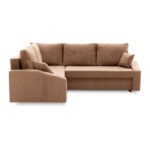 Rohová rozkládací sedací souprava GRANDE PLUS – mikro Levá Cappuccino