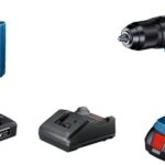 BOSCH Vrtačka s příklepem AKU v kufru GSB 185-LI (2×2 Ah)