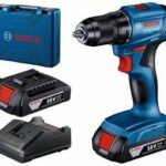 BOSCH Vrtačka AKU v kufru GSR 185-LI (2×2 Ah)