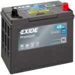EXIDE Premium 45Ah, 12V, EA456 – UAMK instalace do vozu