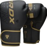 RDX F6 Kara Boxerské tréninkové rukavice 16 oz, černo zlaté